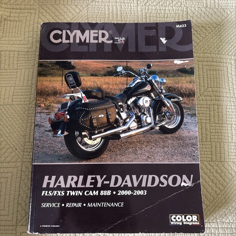 Clymer Harley-Davidson FLS FXS Twin Cam 88B 2000-2003 Service Manual M423